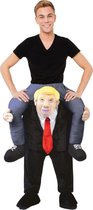 President Kostuum | Op De Rug Van Donald Trump | Man | One Size | Carnaval kostuum | Verkleedkleding