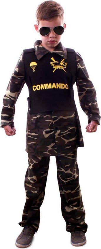 PartyXplosion - Leger & Oorlog Kostuum - Speciale Operaties Commando  Camouflage -... | bol.com