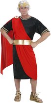 Widmann - Toga Kostuum - Stijlvol Nero Kostuum Man - Rood, Zwart - Medium - Carnavalskleding - Verkleedkleding