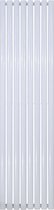 Bally Designradiator Ovaal Enkel 1800x472mm 8 Tubes 790 Watt Wit