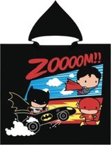 badponcho Batman junior 55 x 110 cm polyester zwart