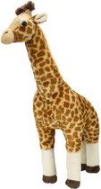 knuffel giraffe junior 63 cm pluche beige/bruin