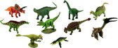 Prehistorie Mini Set B 10 Mini Dinosaurussen 7-11 cm
