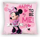 kussen Minnie Mouse 35 x 35 cm roze