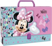 opbergkoffer Minnie Mouse meisjes 33 cm karton paars