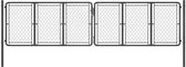 Everest Poort 400x125 cm staal antraciet