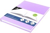 dummyboek hardcover A5 karton/papier lila 80 vellen