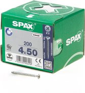Spax Spaanplaatschroef Verzinkt PK 4.0 x 50 (200) - 200 stuks