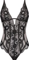 Hunkemöller Dames Lingerie Body met beugel Gabrielle  - Zwart - maat C75