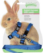 Pawise Nylon harness for rabbit blauw