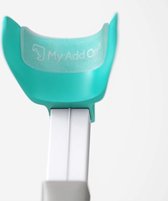 MyGelbow - Ergonomische Gel Pads (2 stuks) voor Krukken om Druk op Onderarm te Verlichten, Krukken Accessoires om Arm te Ondersteunen, Hulpmiddel voor Senioren - 150x45x4,6 mm, tra