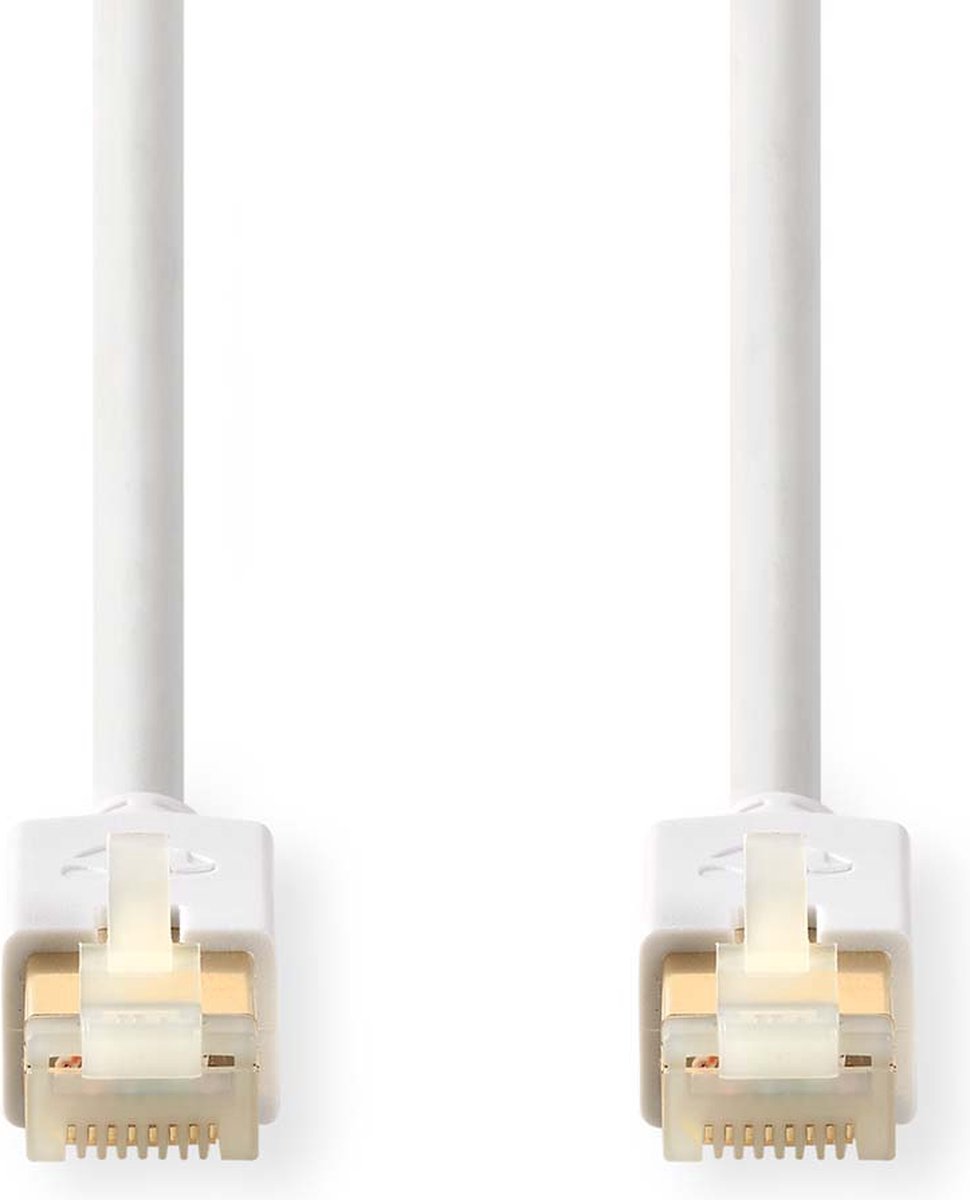 Nedis CAT6 Netwerkkabel - RJ45 Male - RJ45 Male - S/FTP - 2.00 m - Rond - LSZH / PVC - Wit - Window Box