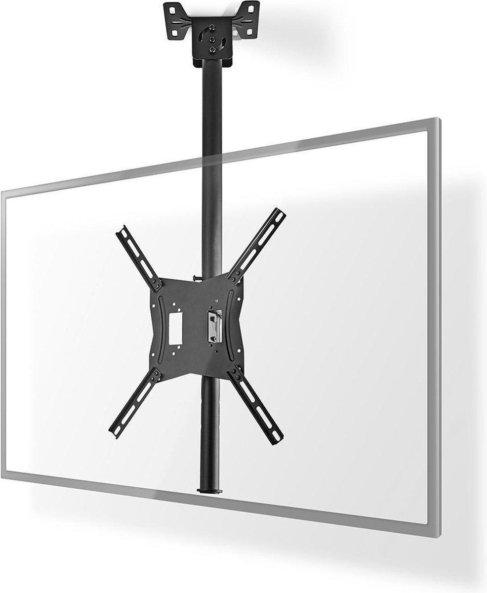 Nedis Draai- en Kantelbare TV-Plafondbeugel | 26-42 " | Maximaal schermgewicht: 20 kg | Kantelbaar | Draaibaar | Maximale plafondafstand: 1160 mm | Minimale muurafstand: 200 mm | 1 Draaipunt(en) | Staal