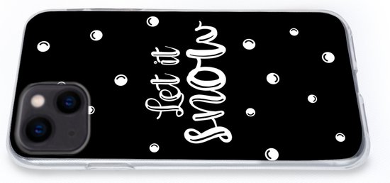 Coque iPhone 13 mini - Noël - Neige - Citations - Siliconen