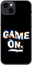 Geschikt voor iPhone 13 hoesje - Gaming - Game - Quote - Siliconen Telefoonhoesje