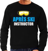 Apres ski trui Apres ski instructor zwart  heren - Wintersport sweater - Foute apres ski outfit/ kleding/ verkleedkleding S