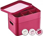 Herzberg HG-OKY676: 2 Layer Multipurpose Organizer Box Gray