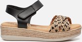 OH MY SANDALS Sandalen zwart - Maat 37