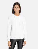 GERRY WEBER Dames Hoodie van Light Sweat EcoVero Sahne-42