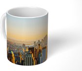 Mok - Zonsondergang skyline van New York met het Empire State Building - 350 ML - Beker