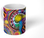 Mok - Vormen - Kunst - Patronen - Psychedelisch - 350 ML - Beker