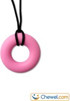 Bijtketting Basic Ring | Subtiel | Roze | Chewel ®