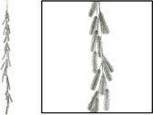 Woondecoratie - garland pine artificial 150cm - white/green - 150