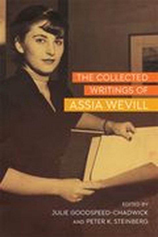 Boekomslag van 'The Collected Writings of Assia Wevill' met een portret van Assia Wevill.