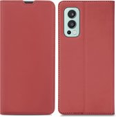 iMoshion Slim Folio Book Case OnePlus Nord 2 hoesje - Rood