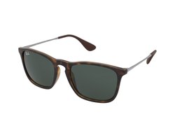 Ray-Ban RB4187 710/71 - Chris - zonnebril - Tortoise-Staalgrijs - Groen Klassiek G-15 - 54mm