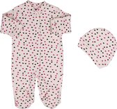 alisé Kruippak met hartjes dessin Beige 3-6 maanden