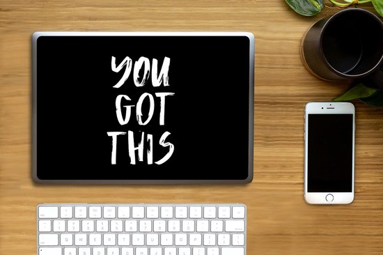Sticker ordinateur portable - 14 pouces - Citations - You got this - Proverbes