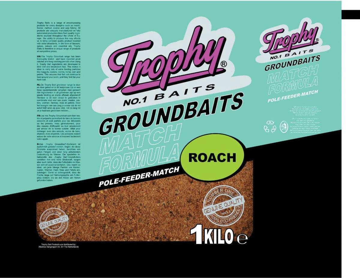 Trophy Baits Groundbait allround grondvoer met sterke binding en snelle afbraak Voorn