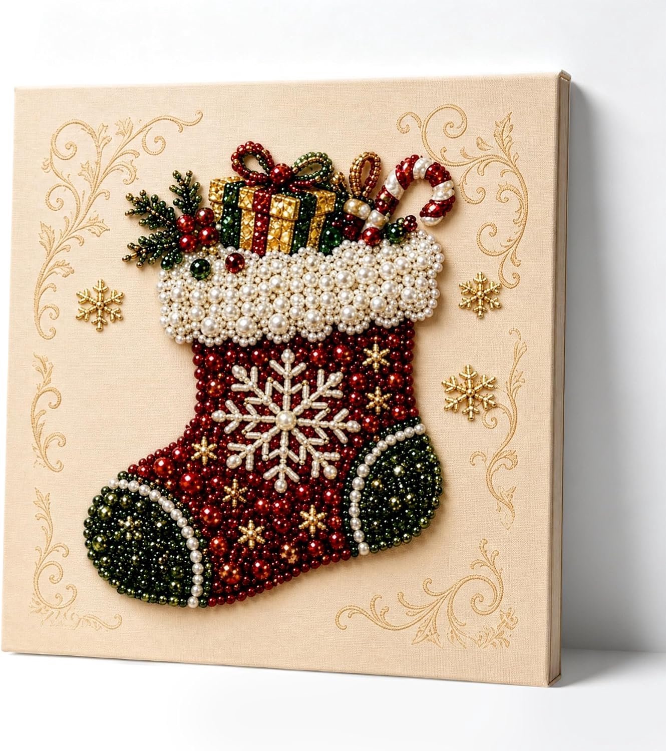 Parel Diamantschilderij DIY-Kit - Wanddecoratie - Kerst Halloween - Creatieve hobby - Vemera