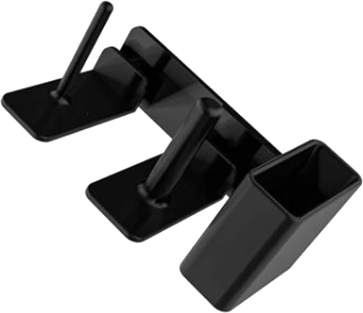 Bekerhouder deksel dispenser, aan de zijkant gemonteerd stro organisatorrek, ruimtebesparende opbergstandaard, drankstation accessoire voor bruiloft, bruidsdouche, verjaardag, 23 x 14 x 9,5 cm