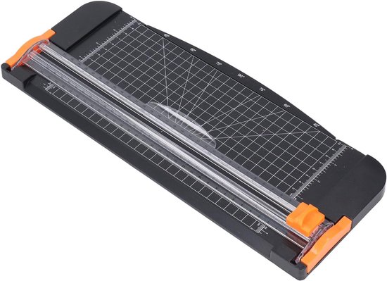 lyrlody A4-papiersnijder 12 Inch met Beveiliging en Transparante Liniaal, Snijcapaciteit van 10 Vellen voor Kantoor, School en Knutselprojecten — afbeelding 5