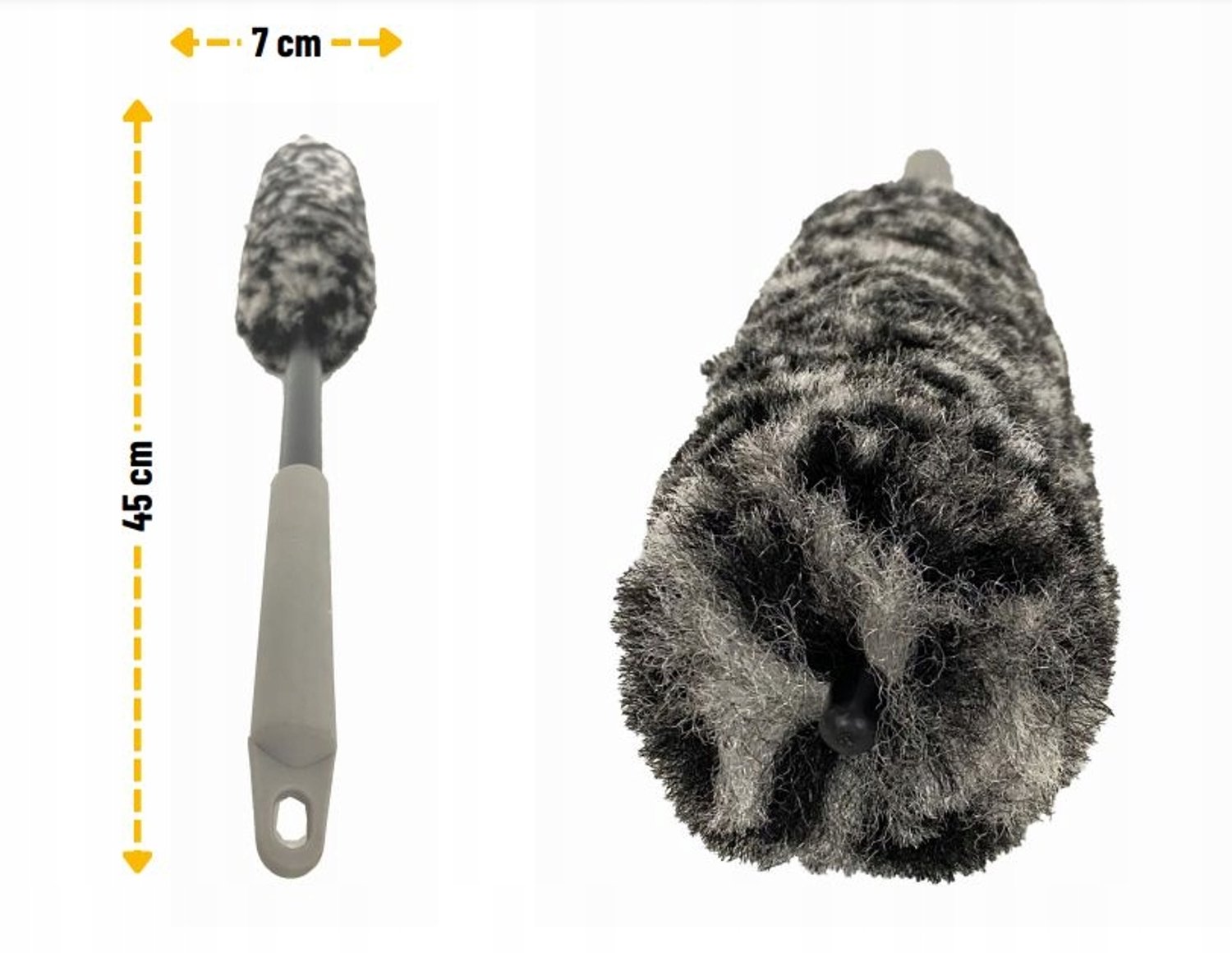 Merkloze Velgborstel voor Auto's - 45cm
