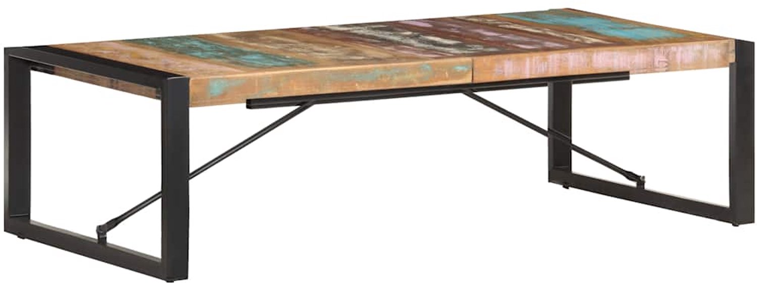 vidaXL Salontafel - 140x70x40 - cm - massief - gerecycled - hout