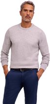 FALKE Basic Lambswool Crew elegante klassieker wol trui heren grijs - maat M