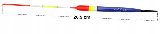 Shark Balsa Dobber 2.5g - 26.5cm - Perfecte Kwaliteit — afbeelding 3