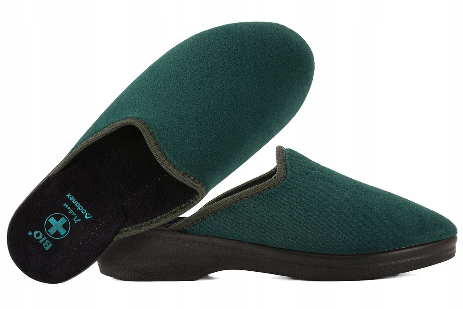 Adanex Dames Pantoffels Groen Maat 40 - Comfortabele Huisschoenen