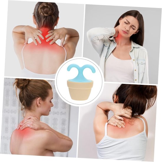 2 Stuks Roller Ball Massager Aanloop Reflexologie Spier Stekelige Massage Schouder Lichaam Kralen Massagerollerstok Hulpmiddel Stimulator Massagetool Roestvrij Staal — afbeelding 5