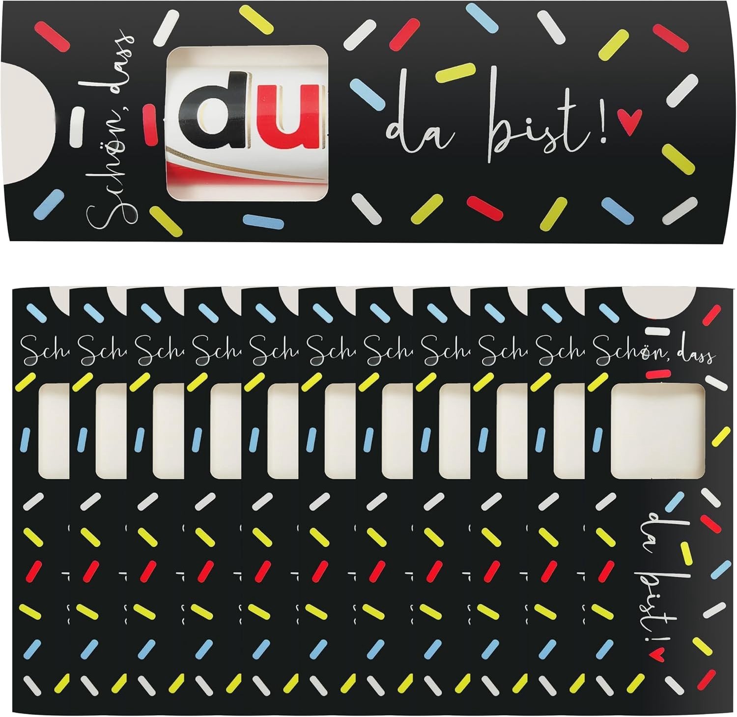 Chocolade geschenkdoos met 12 stuks, perfect voor doop, verjaardag en bruiloft, luxe afstudeerverpakking