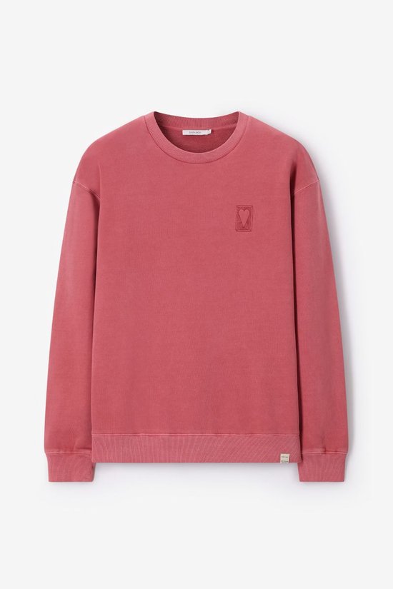 Rode Sweater Met Embroidery