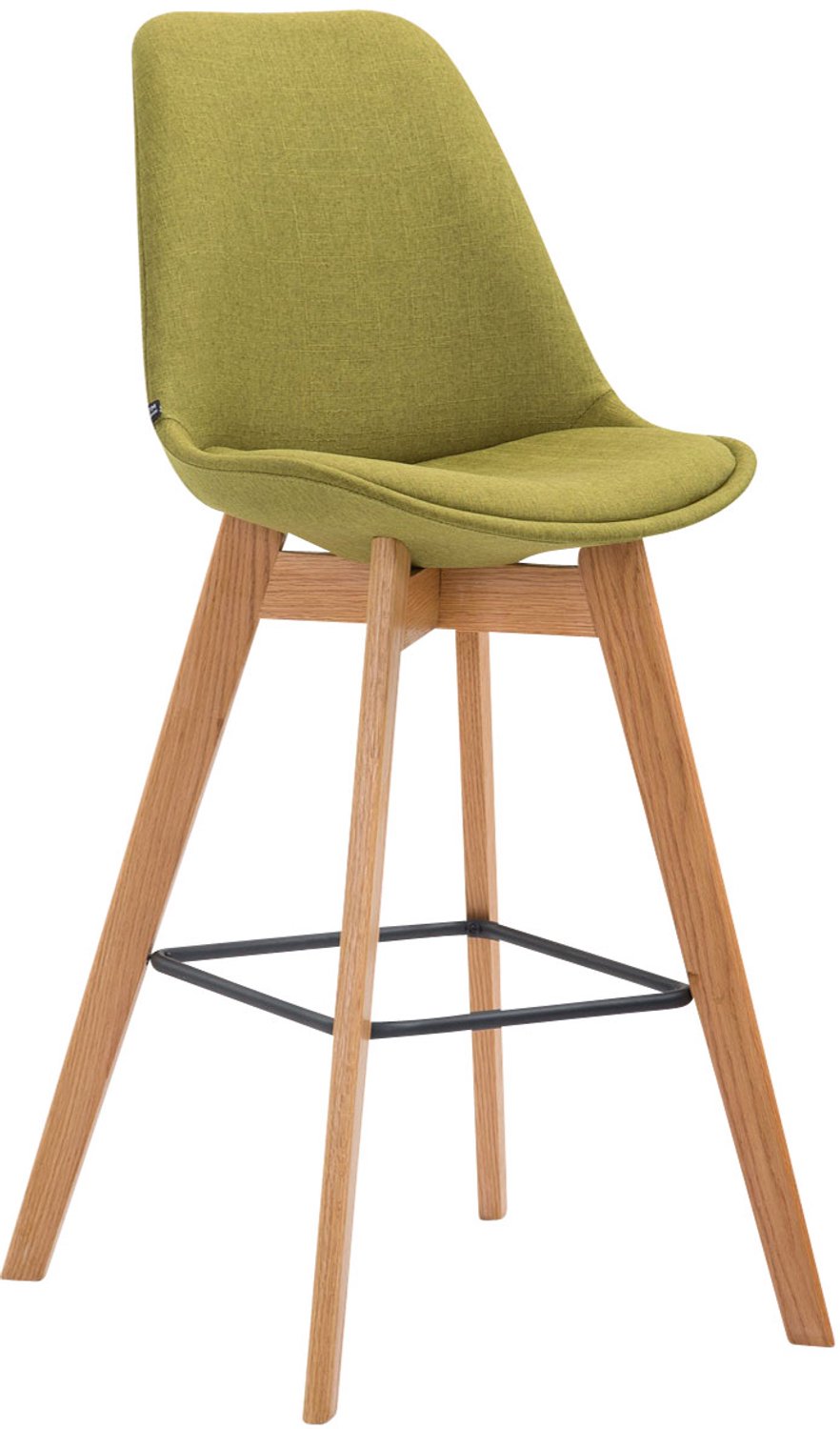 Barkruk - Zithoogte 76 cm - Stof - Groen
