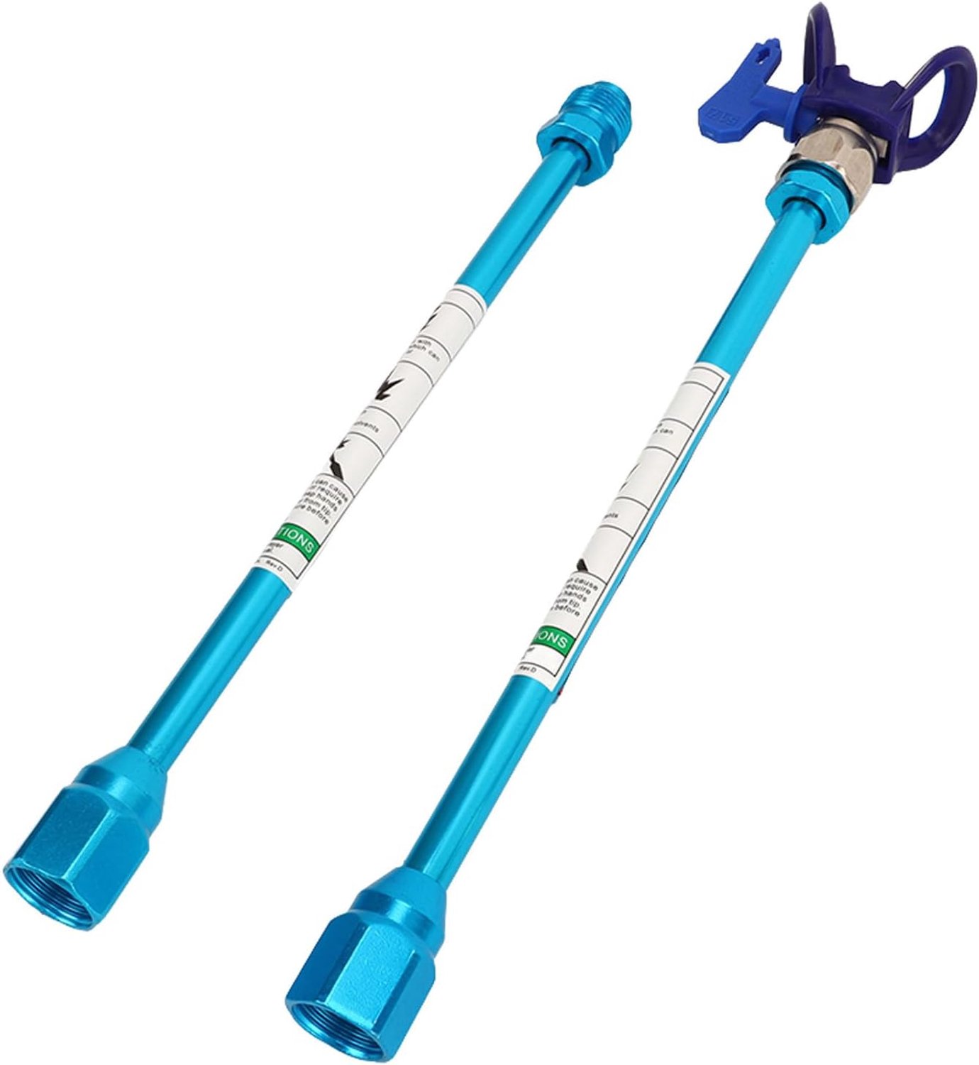 Airless spuitpistool tip verlengstuk - 2 Stuks - Universele vervangtool - Ideaal voor schilderwerk - ShopVlot
