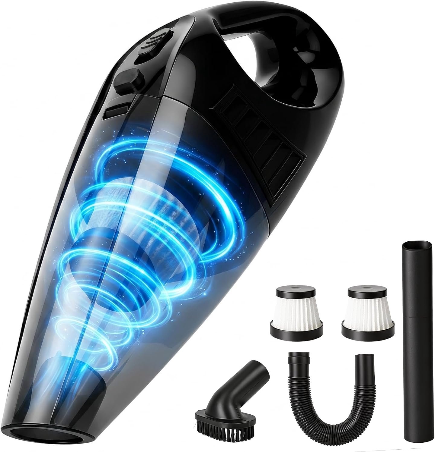 Handheld Vacuum Cleaner Cordless Powerful Handheld Vacuum Cleaner for Car and Home Car Vacuum Cleaner with 20,000 PA - ShopVlot