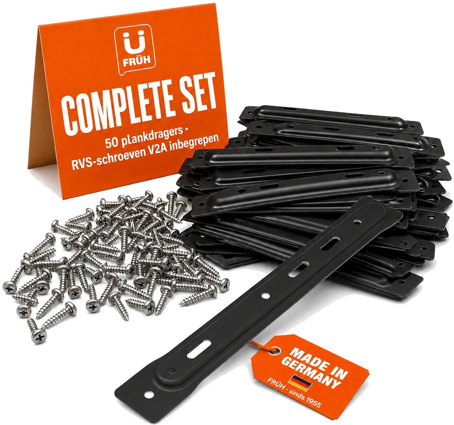 FRÜH Decking Clips, 90-140 mm, Invisible Fixing for Decking Boards - ShopVlot