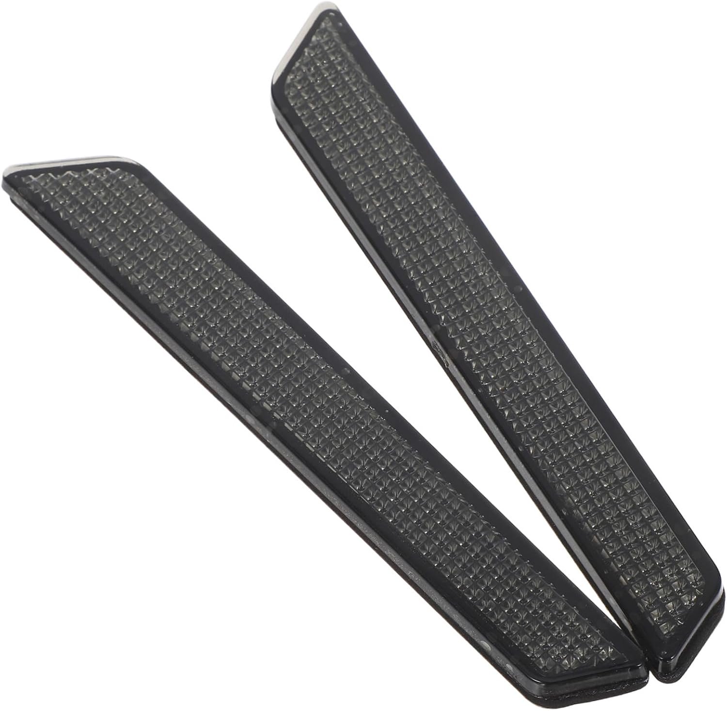 Motorfiets Reflector Inserts voor Touring Abs Plastic Grijs Waterbestendige Veiligheidsafdekking Verbeterde Nachtzicht Geschikt voor Zadeltassen