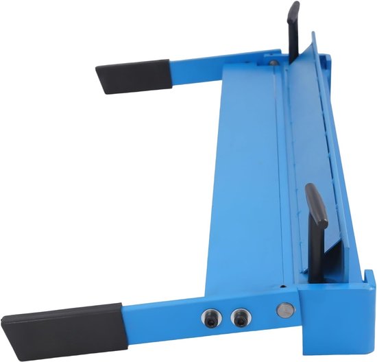 Handmatige buisbuigmachine, max. werkbreedte 630 mm, buighoek 0-120°, buigcapaciteit 1-1,2 mm, blauwe buigmachine, buiginrichting koperen buis — afbeelding 4